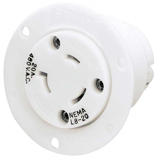 Bryant Electric - Twist Lock Receptacles Receptacle/Part Type: Receptacle Gender: Female - A1 Tooling