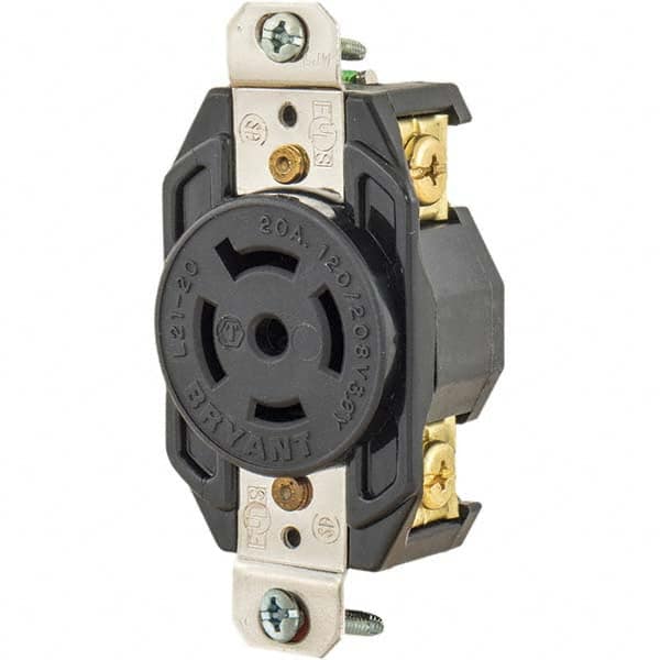 Bryant Electric - Twist Lock Receptacles Receptacle/Part Type: Receptacle Gender: Female - A1 Tooling