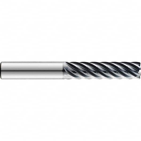 SGS - 6mm, 24mm LOC, 6mm Shank Diam, 75mm, 7 Flute Solid Carbide Square End Mill - A1 Tooling