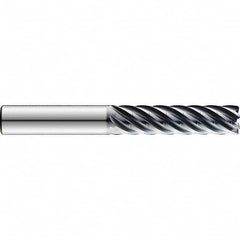 SGS - 6mm, 15mm LOC, 6mm Shank Diam, 63mm, 7 Flute Solid Carbide Square End Mill - A1 Tooling