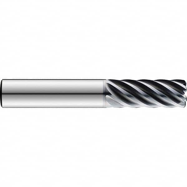 SGS - 1" Diam 7 Flute Solid Carbide 0.12" Corner Radius End Mill - A1 Tooling