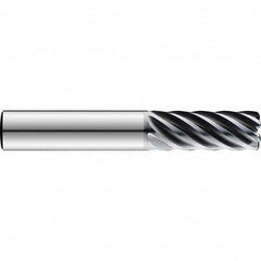 SGS - 10mm, 25mm LOC, 10mm Shank Diam, 75mm, 7 Flute Solid Carbide Square End Mill - A1 Tooling