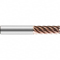 SGS - 6mm, 18mm LOC, 6mm Shank Diam, 63mm, 7 Flute Solid Carbide Square End Mill - A1 Tooling