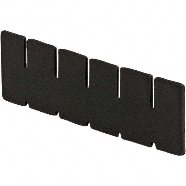 LEWISBins+ - 2-7/8" High, Black Bin Divider - Use with DC1035, Short Side Measures 2.9" Tall - A1 Tooling