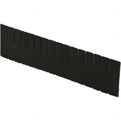 LEWISBins+ - 20-1/4" High, Black Bin Divider - Use with DC3080, Long Side Measures 7.4" Tall - A1 Tooling