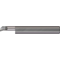 Boring Bar: 0.216″ Min Bore, 3/4″ Max Depth, Right Hand Cut, Solid Carbide 1/4″ Shank Dia, 2-1/2″ OAL, 0.006″ Corner Radius