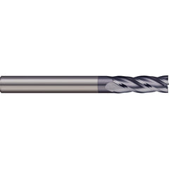 Square End Mill: 3/8'' Dia, 5/8'' LOC, 3/8'' Shank Dia, 2'' OAL, 4 Flutes, Solid Carbide Single End, AlTiN Finish, 30 ° Helix, Centercutting, RH Cut, RH Flute