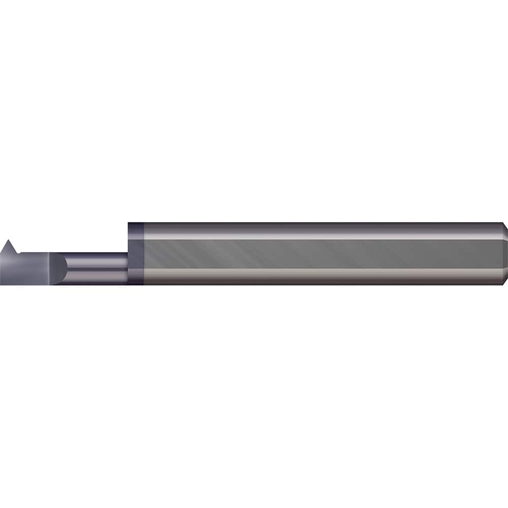 Micro 100 - Single Point Threading Tools; Thread Type: Internal ; Material: Solid Carbide ; Profile Angle: 60 ; Threading Diameter (Decimal Inch): 0.1200 ; Cutting Depth (Decimal Inch): 0.6000 ; Maximum Threads Per Inch: 56 - Exact Industrial Supply