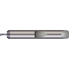 Micro 100 - Single Point Threading Tools; Thread Type: Internal ; Material: Solid Carbide ; Profile Angle: 60 ; Threading Diameter (Decimal Inch): 0.0400 ; Cutting Depth (Decimal Inch): 0.1500 ; Maximum Threads Per Inch: 80 - Exact Industrial Supply