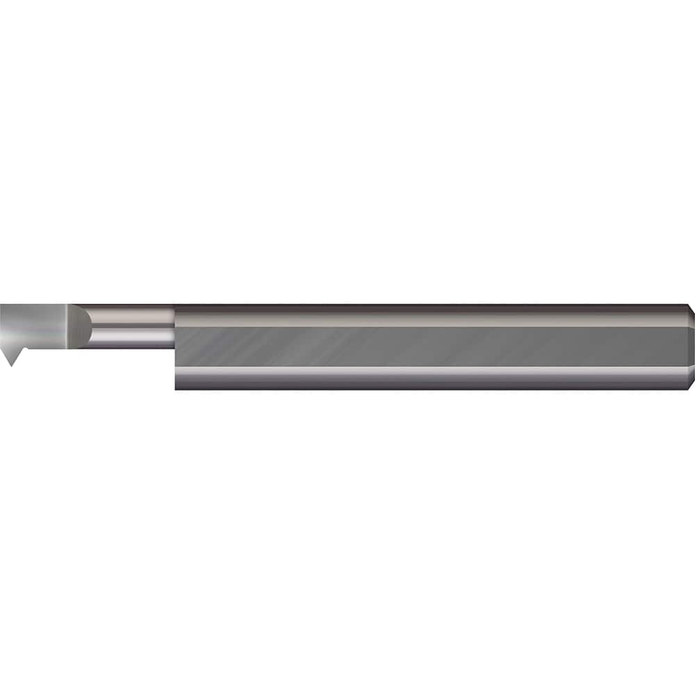 Micro 100 - Single Point Threading Tools; Thread Type: Internal ; Material: Solid Carbide ; Profile Angle: 60 ; Threading Diameter (Decimal Inch): 0.0600 ; Cutting Depth (Decimal Inch): 0.2000 ; Maximum Threads Per Inch: 64 - Exact Industrial Supply