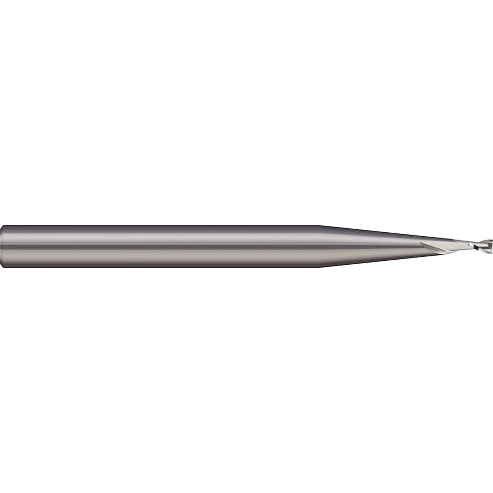 Micro 100 - Square End Mills; Mill Diameter (Decimal Inch): 0.0400 ; Length of Cut (Decimal Inch): 0.0600 ; Material: Solid Carbide ; Finish/Coating: Uncoated ; Shank Diameter (Inch): 1/8 ; Single or Double End: Single - Exact Industrial Supply