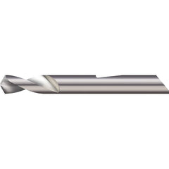 Micro 100 - 0.045" Body Diam, 90°, 1-1/2" OAL, 2-Flute Solid Carbide Spotting Drill - Exact Industrial Supply