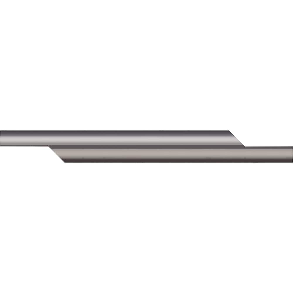 Micro 100 - Tool Bit Blanks; Material: Solid Carbide ; End Shape: Split End ; Width/Diameter (Inch): 1/8 ; Overall Length (Inch): 3 - Exact Industrial Supply