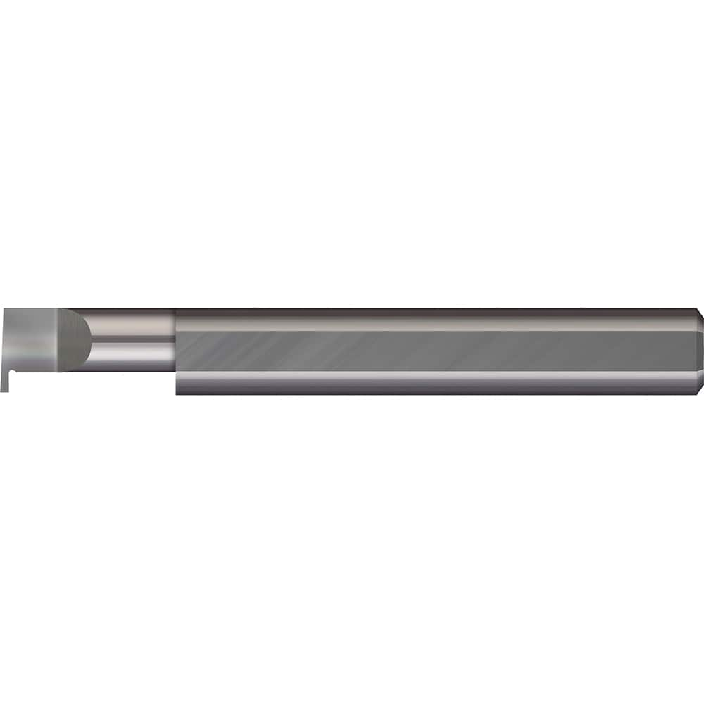 Micro 100 - Grooving Tools; Grooving Tool Type: Retaining Ring ; Material: Solid Carbide ; Shank Diameter (Decimal Inch): 0.3125 ; Shank Diameter (Inch): 5/16 ; Groove Width (Decimal Inch): 0.0380 ; Projection (Decimal Inch): 0.1000 - Exact Industrial Supply