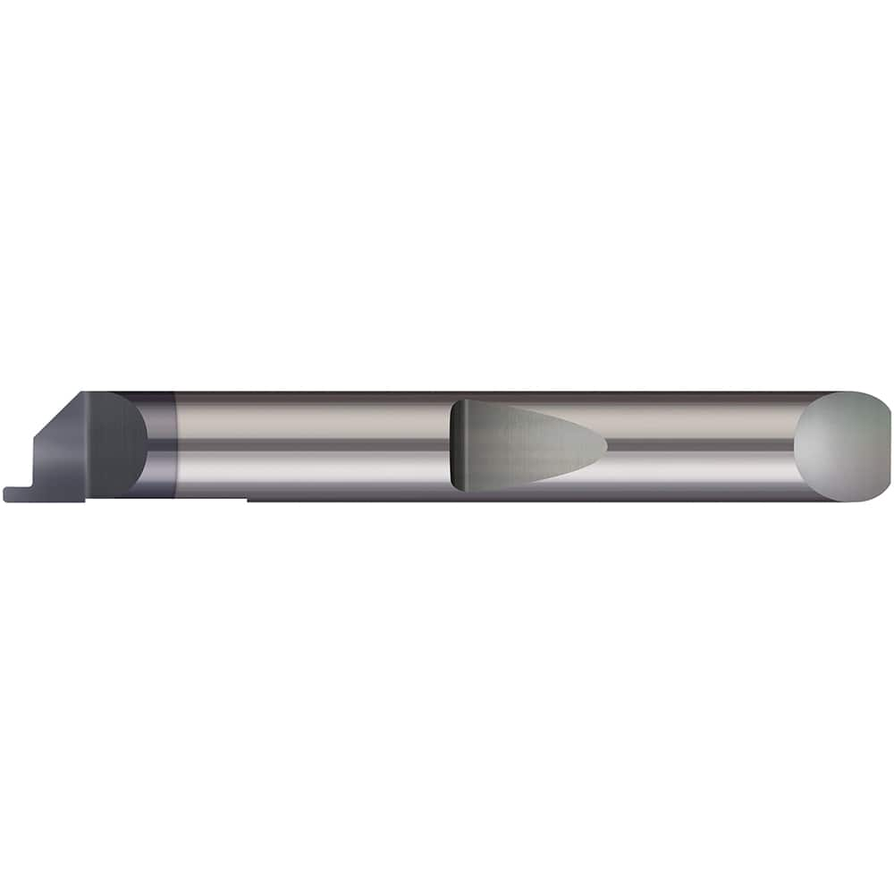 Micro 100 - Grooving Tools; Grooving Tool Type: Face ; Material: Solid Carbide ; Shank Diameter (Decimal Inch): 0.3125 ; Shank Diameter (Inch): 5/16 ; Groove Width (Decimal Inch): 0.0780 ; Projection (Decimal Inch): 0.1000 - Exact Industrial Supply