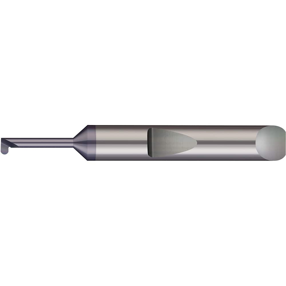 Grooving Tool: Full Radius Solid Carbide, 3/16″ Shank Dia, 0.015″ Groove Width