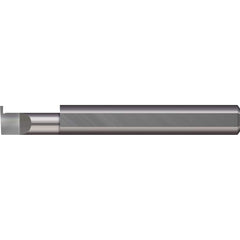 Micro 100 - Grooving Tools; Grooving Tool Type: Retaining Ring ; Material: Solid Carbide ; Shank Diameter (Decimal Inch): 0.3125 ; Shank Diameter (Inch): 5/16 ; Groove Width (Decimal Inch): 0.0380 ; Projection (Decimal Inch): 0.1000 - Exact Industrial Supply