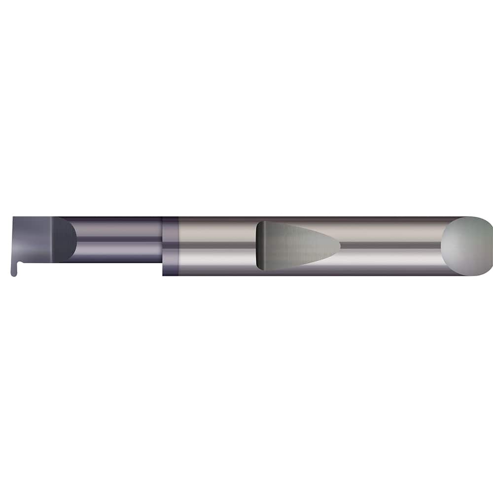 Grooving Tool: Full Radius Solid Carbide, 1/2″ Shank Dia, 0.118″ Groove Width