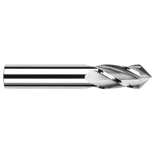 0.5000″ (1/2″) Cutter Diameter × 1.0000″ (1″) Length of Cut × 82° included Carbide Drill/End Mill, 4 Flutes - Exact Industrial Supply