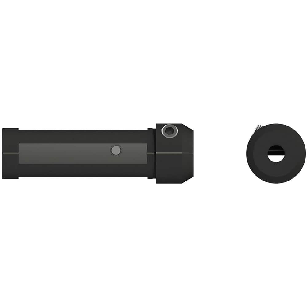 Micro 100 - Boring & Grooving Bar Holders; Inside Diameter (Inch): 1/4 ; Inside Diameter (Decimal Inch): 0.2500 ; Outside Diameter (Decimal Inch): 0.6250 ; Outside Diameter (Inch): 5/8 ; Overall Length (Decimal Inch): 2.80000 ; Through Coolant: Yes - Exact Industrial Supply