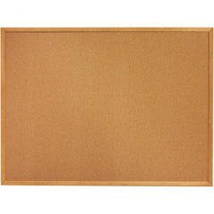 Ability One - Cork Bulletin Boards; Style: Bulletin ; Color: Natural ; Material: Cork ; Width (Inch): 12 ; Height (Inch): 36 - Exact Industrial Supply