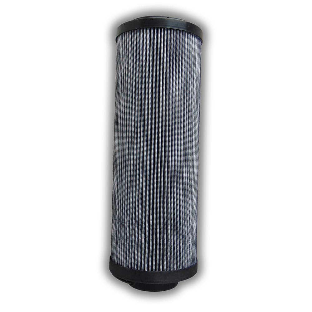 Replacement/Interchange Hydraulic Filter Element: Microglass, 10  µ