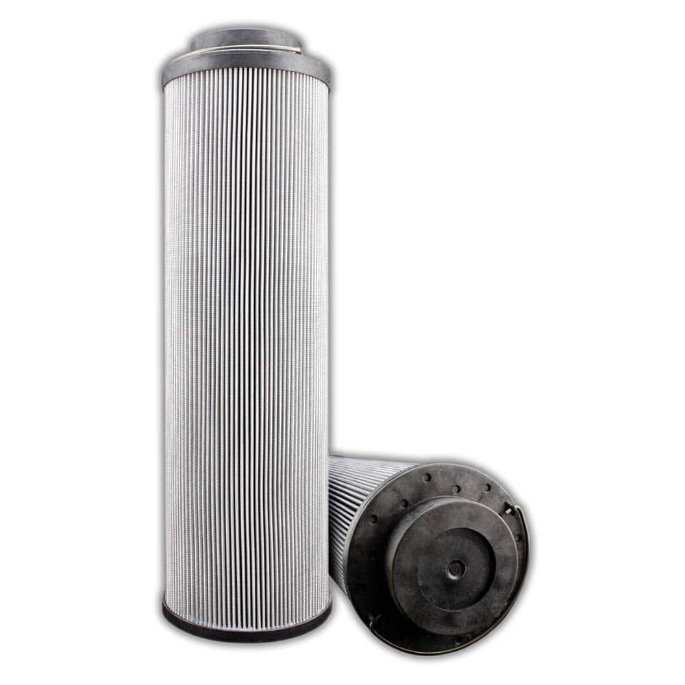 Replacement/Interchange Hydraulic Filter Element: Microglass, 10  µ