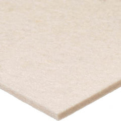 USA Sealing - 12 x 12 x 1/8" White Pressed Wool Felt Sheet - A1 Tooling