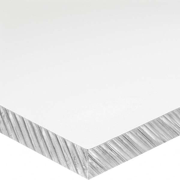 USA Sealing - 4' x 1/2" x 1/16" Clear Cast Acrylic Rectangular Bar - A1 Tooling