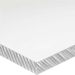 Plastic Sheet: Cast Acrylic, 2″ Thick, 32″ Long, Clear, 8,000 psi Tensile Strength Rockwell M-95