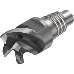 Sandvik Coromant - 5/8" Mill Diam, 0.3937" LOC, 0.3937" OAL, 4 Flute Square End Mill Head - A1 Tooling