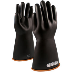 ‎155-1-16/9 - Novax - Natural Rubber Insulating Glove - Class 1 - 16″ - Black/Orange - Straight Cuff - Exact Industrial Supply