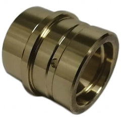 Gibraltar - Die & Mold Straight Bushings; Material: Solid Bronze ; Overall Length (Inch): 1-49/64 ; Overall Length (Decimal Inch): 1-49/64 ; Inside Diameter (Inch): 0.9843 ; Body Diameter (Decimal Inch): 1.2598 ; Attachment Method: Press-Fit - Exact Industrial Supply