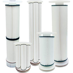 Hayward - Cartridge Filters; Style: Pleated ; Length (Inch): 10 ; Length (Decimal Inch): 10.0000 ; Outside Diameter (Decimal Inch): 2.5000 ; Outside Diameter (Inch): 2-1/2 ; Micron Rating: 5 - Exact Industrial Supply