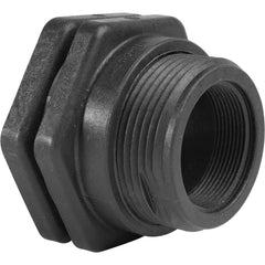 Hayward - Plastic Pipe Fittings; Type: Bulkhead Fitting ; Fitting Size: 1-1/4 (Inch); End Connections: FNPT x FNPT ; Material: GFPP ; Schedule: 80 ; Maximum Pressure (psi): 150.00 - Exact Industrial Supply