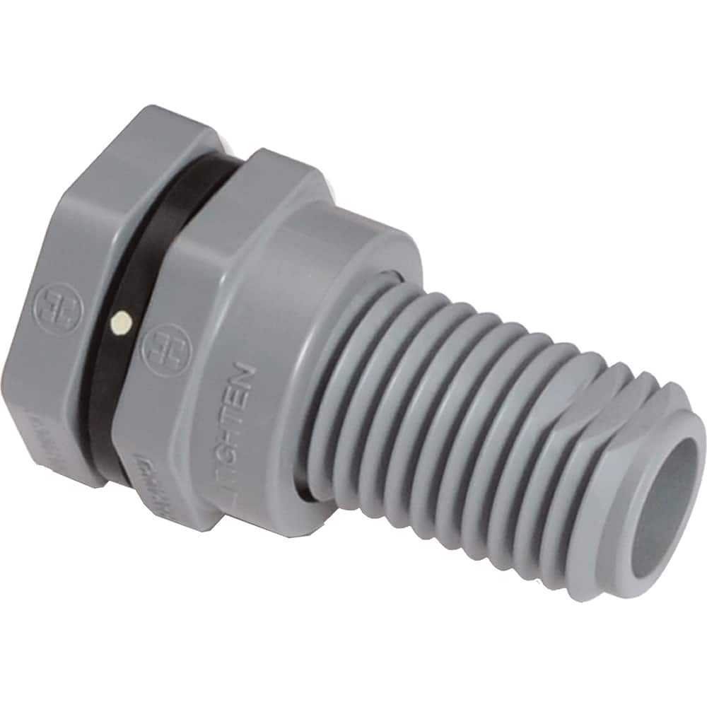 Hayward - Plastic Pipe Fittings; Type: Bulkhead Fitting ; Fitting Size: 1 (Inch); End Connections: Socket x FNPT ; Material: CPVC ; Schedule: 80 ; Maximum Pressure (psi): 150.00 - Exact Industrial Supply