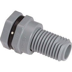 Hayward - Plastic Pipe Fittings; Type: Bulkhead Fitting ; Fitting Size: 3/4 (Inch); End Connections: FNPT x FNPT ; Material: CPVC ; Schedule: 80 ; Maximum Pressure (psi): 150.00 - Exact Industrial Supply