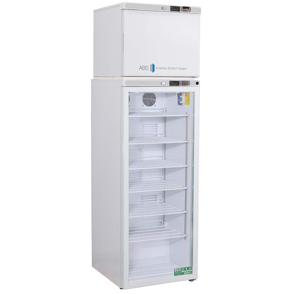 American BioTech Supply - Laboratory Refrigerators and Freezers; Type: Refrigerator & Freezer Combination ; Volume Capacity: 12 Cu. Ft. ; Minimum Temperature (C): -15.00 ; Maximum Temperature (C): 10.00 ; Width (Inch): 23-3/4 ; Depth (Inch): 26-1/2 - Exact Industrial Supply