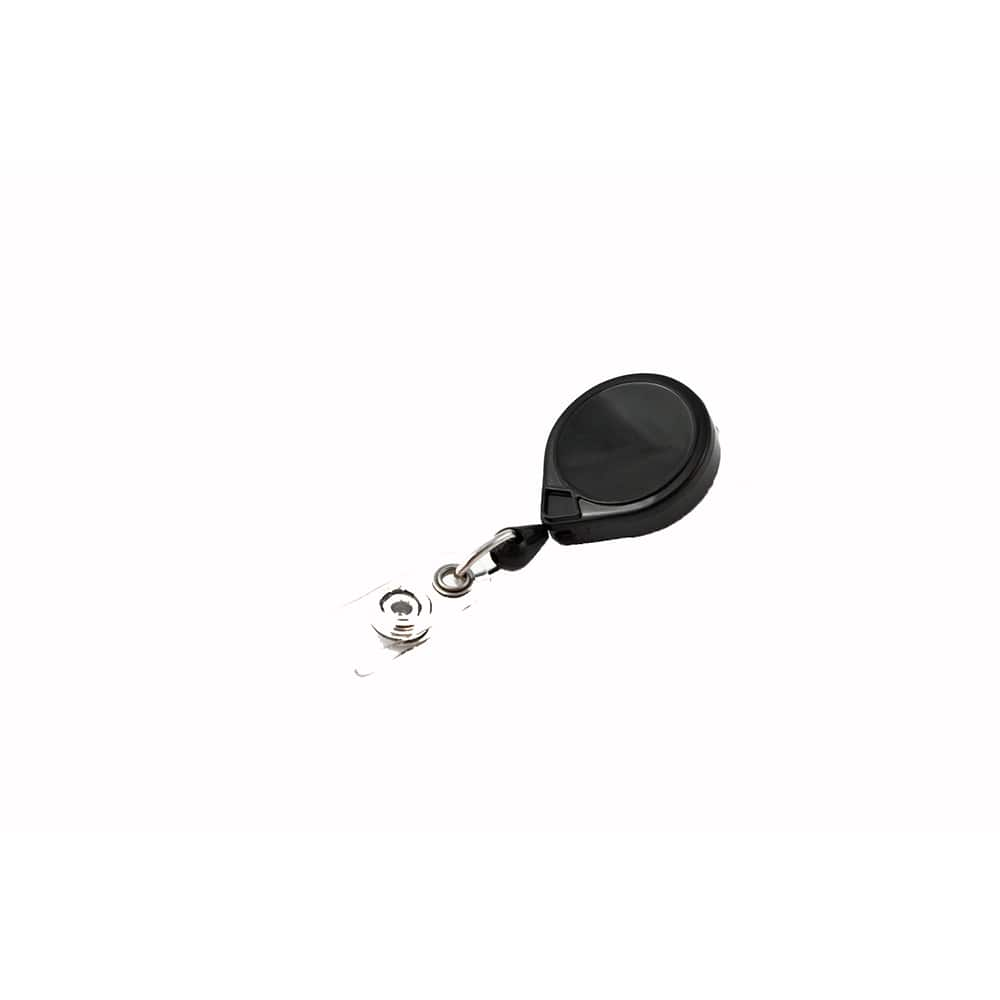 Key-Bak - Key Control; Type: Retractable ID Holder ; Number of Keys: 3 ; Color: Black ; Width (Inch): 1 - Exact Industrial Supply