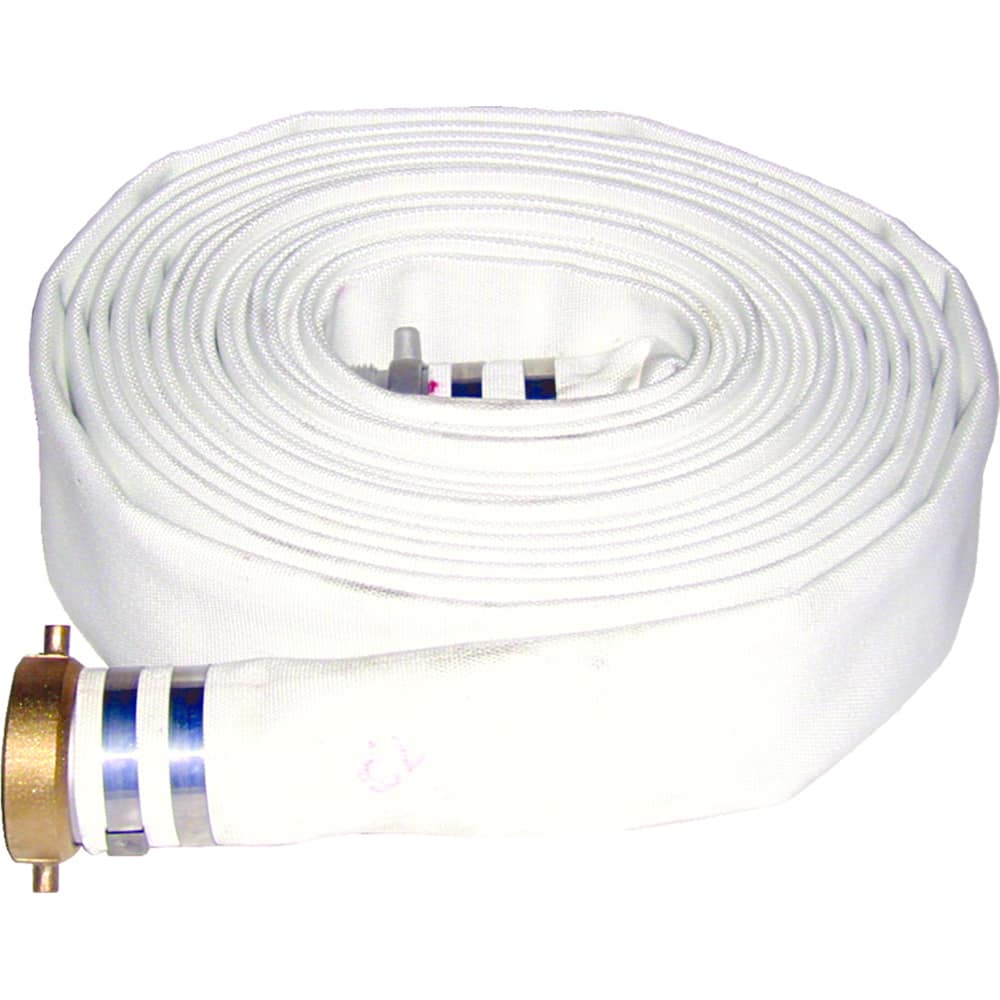 JGB Enterprises - Water & Discharge Hose; Inside Diameter (Inch): 2 ; Color: White ; Working Pressure (psi): 150.000 ; Length (Feet): 50 ; Material: Rubber - Exact Industrial Supply