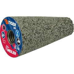 Weiler - Cones & Plugs; Head Thickness (Inch): 3.00 ; Abrasive Material: Aluminum Oxide ; Grit: 24 ; Grade: Coarse ; Wheel Type Number Code: 17 ; Arbor Hole Thread Size: 5/8-11 - Exact Industrial Supply