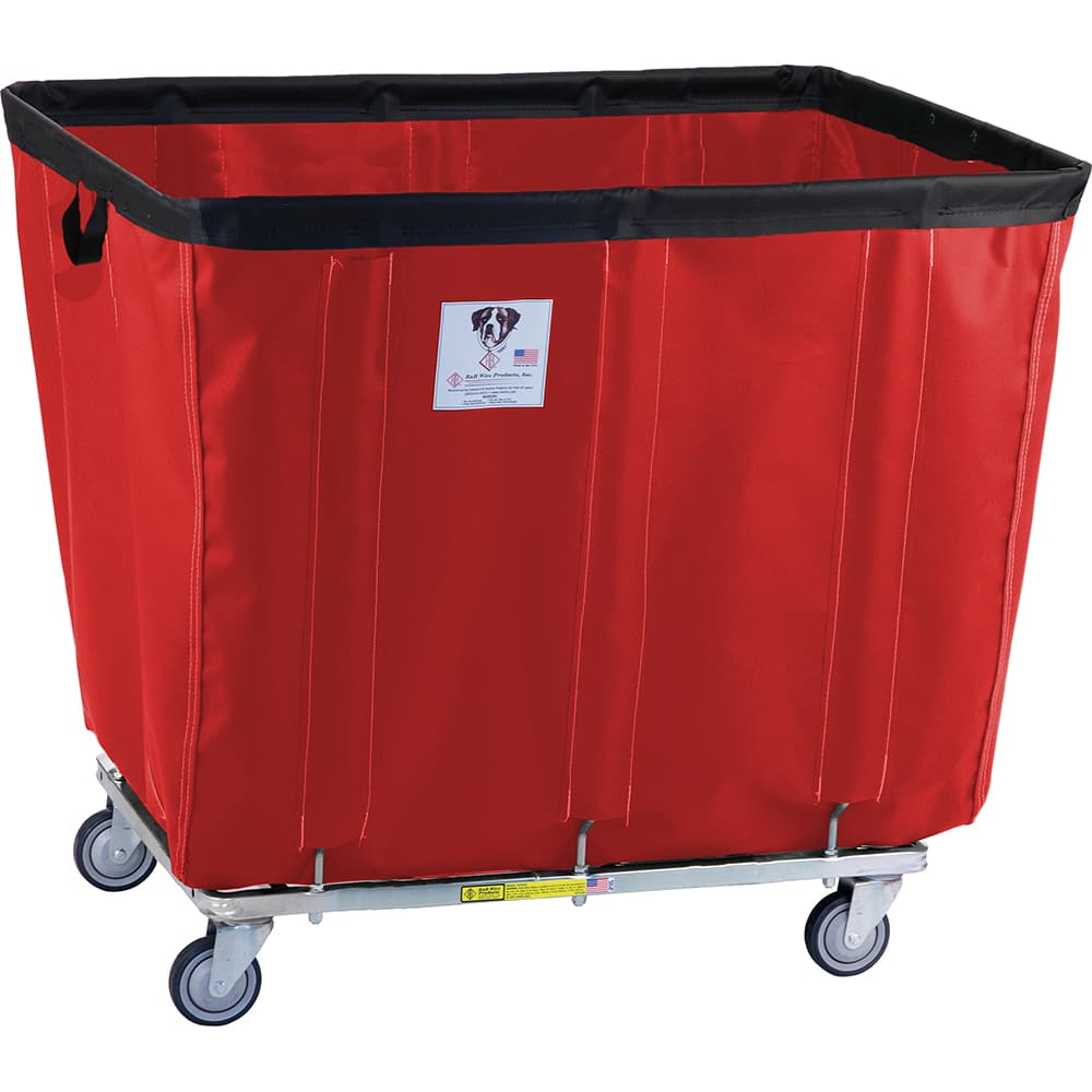 R&B Wire Products - 20 Bushel 800 Lb Heavy Duty 18 oz Vinyl Basket Truck - Exact Industrial Supply