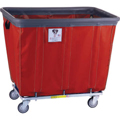 R&B Wire Products - 12 Bushel 800 Lb Heavy Duty 18 oz Vinyl Bumper Truck - Exact Industrial Supply