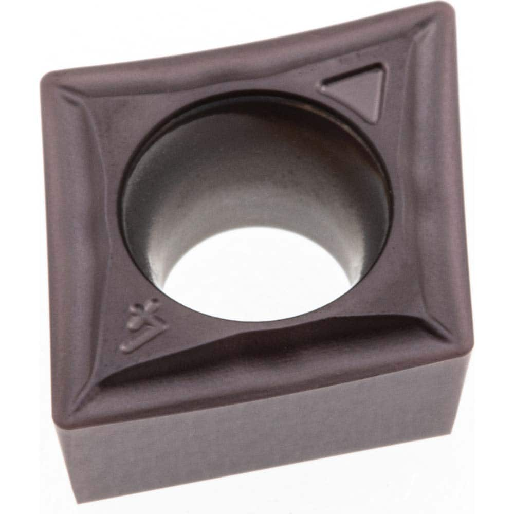 CCGT32.51FN-ASF AM5110 Carbide Turning Insert Neutral, 9.67mm Long, 9.53mm Inscribed Circle, 0.4mm Corner Radius, 3.97mm Thick, 80° Diamond