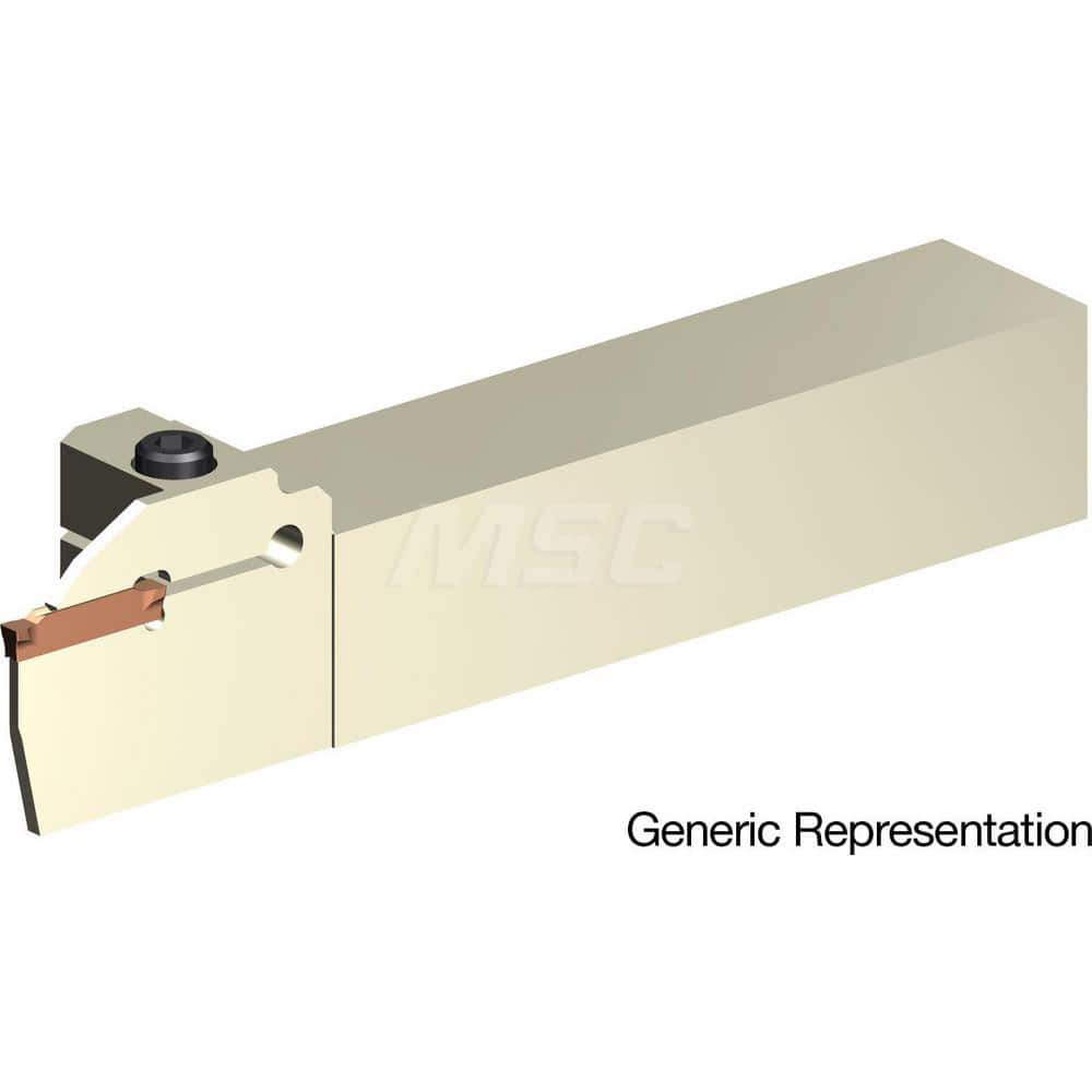 Indexable Cutoff Toolholder: 1″ Max Depth of Cut, 2″ Max Workpiece Dia, Right Hand 1-1/4″ Shank Height, 1-1/4″ Shank Width, Uses GCMN Inserts, Series GND