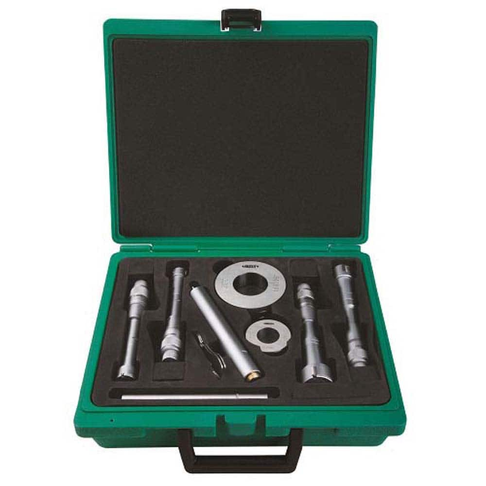 Insize USA LLC - Mechanical Inside Micrometers; Type: Inside ; Minimum Measurement (Decimal Inch): 0.4250 ; Maximum Measurement (Decimal Inch): 0.5000 ; Graduation (Decimal Inch): 0.0001 ; Graduation (mm): Feet/Inches ; Thimble Type: Ratchet Stop - Exact Industrial Supply