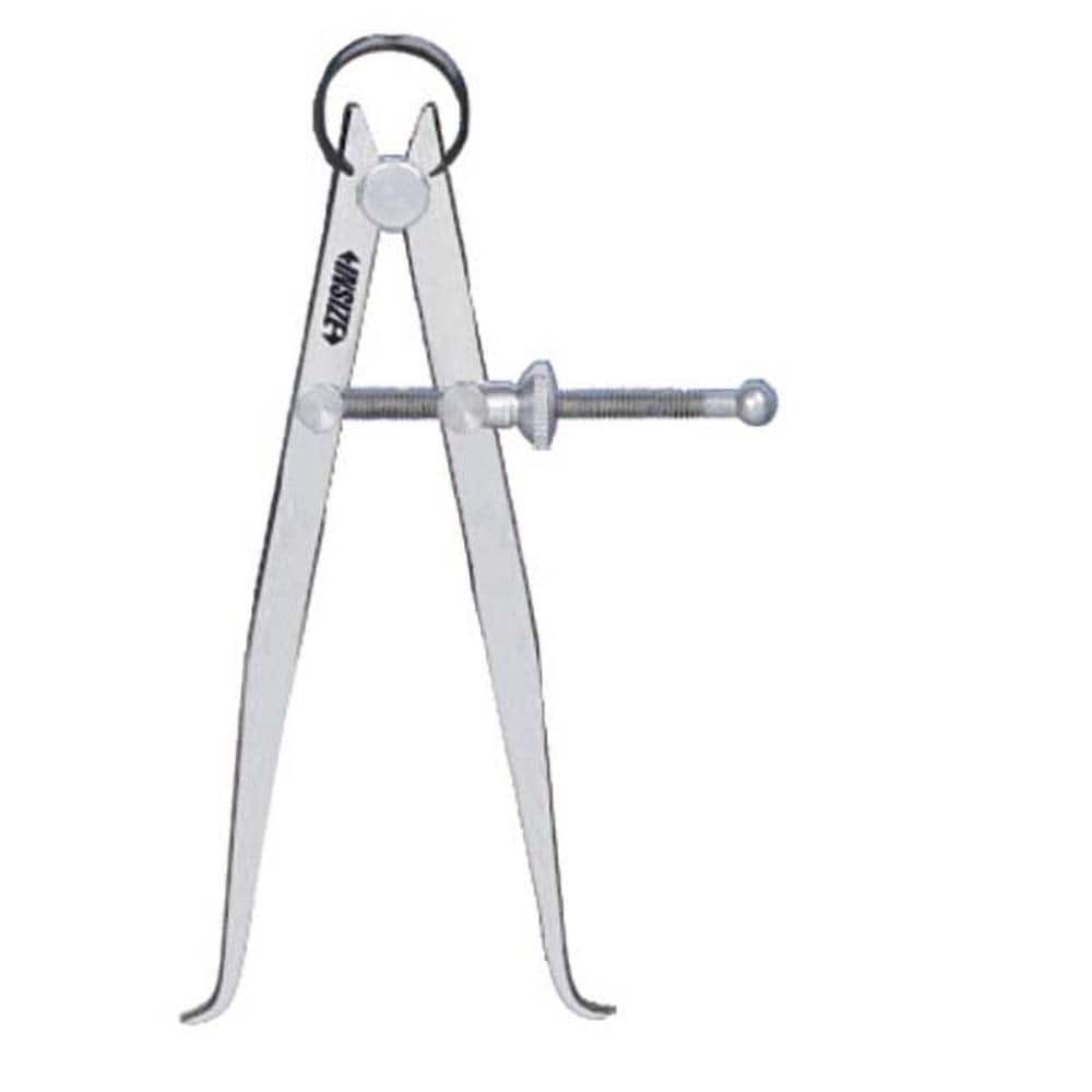 Insize USA LLC - Firm-Joint Calipers, Spring Calipers & Dividers; Type: Inside Spring Caliper ; Leg Size (Inch): 6 ; Joint Type: Firm Joint ; Maximum Measurement (Inch): 6 ; Maximum Measurement (Decimal Inch): 6 ; Calibrated: No - Exact Industrial Supply