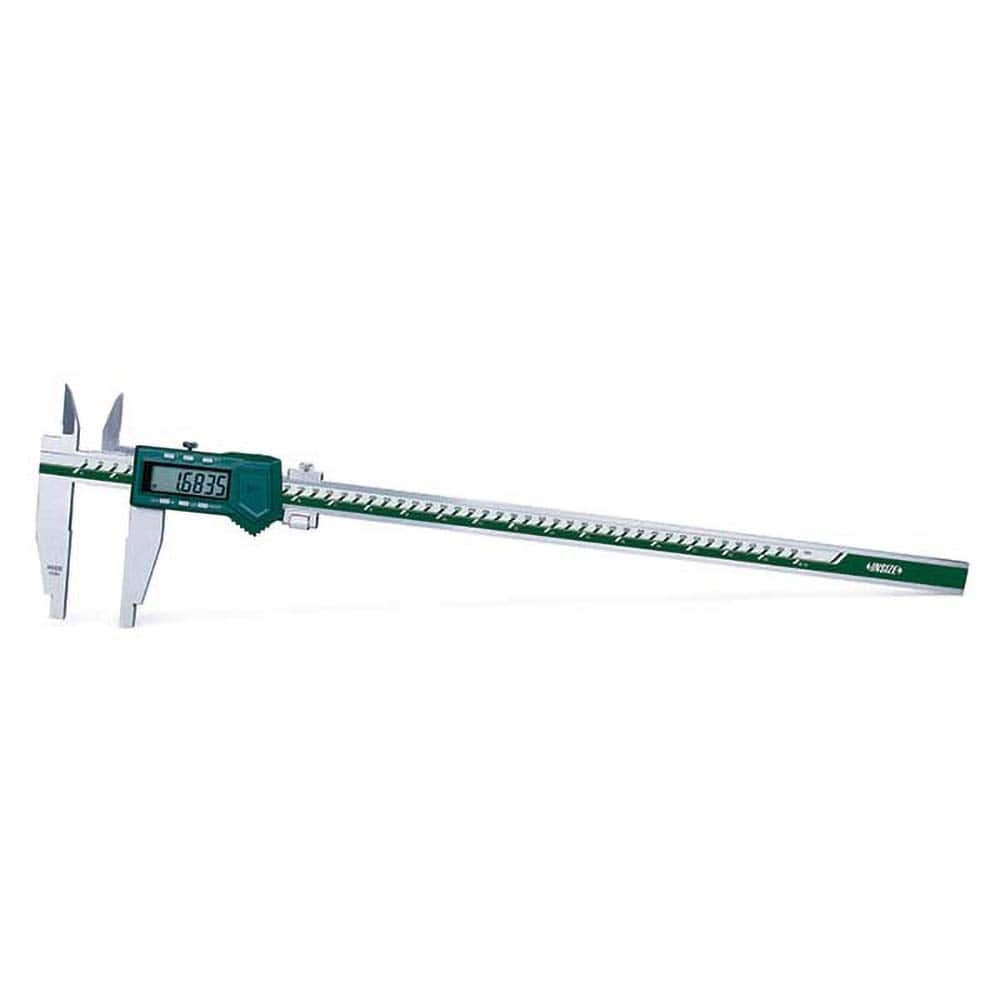 Insize USA LLC - Electronic Calipers; Minimum Measurement (Decimal Inch): 0.0000 ; Maximum Measurement (Decimal Inch): 40 ; Accuracy Plus/Minus (Decimal Inch): 0.0031 ; Resolution (Decimal Inch): 0.0005 ; IP Rating: None ; Data Output: Yes - Exact Industrial Supply