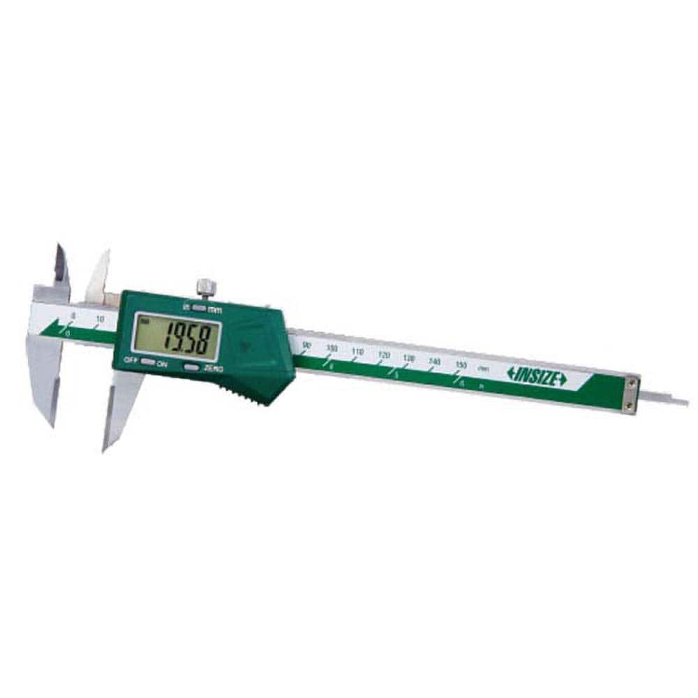 Insize USA LLC - Electronic Calipers; Minimum Measurement (Decimal Inch): 0.0000 ; Maximum Measurement (Decimal Inch): 8 ; Accuracy Plus/Minus (Decimal Inch): 0.0012 ; Resolution (Decimal Inch): 0.0005 ; IP Rating: None ; Data Output: Yes - Exact Industrial Supply