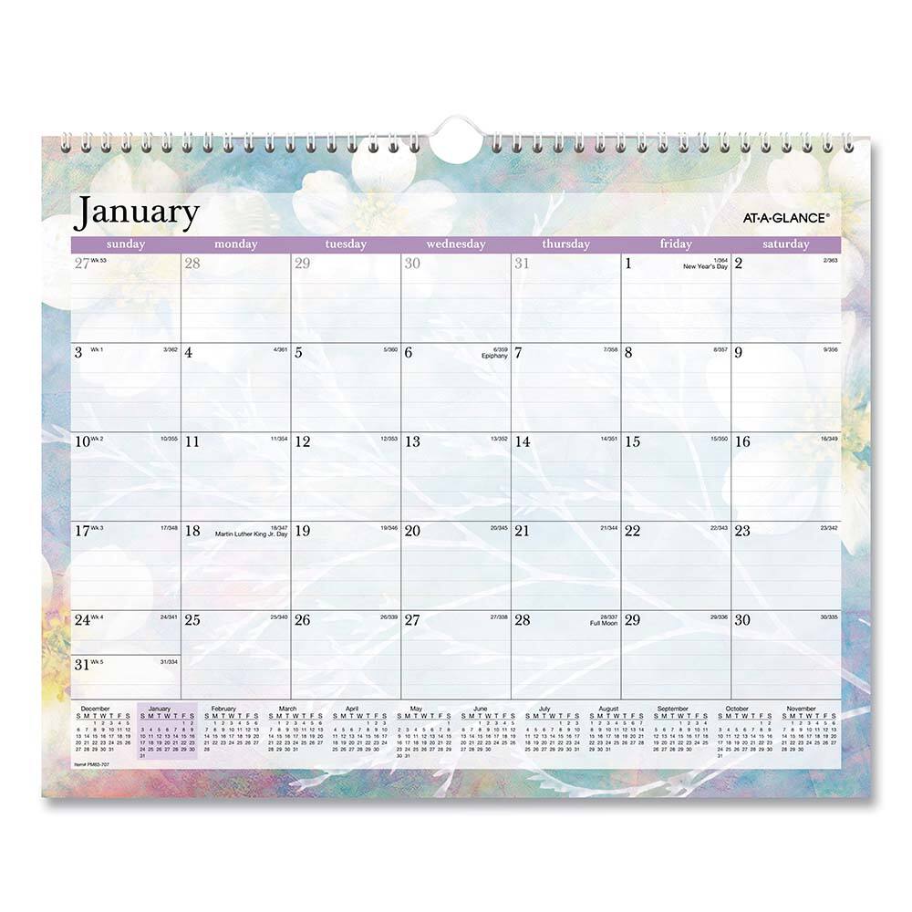 AT-A-GLANCE - Note Pads, Writing Pads & Notebooks Writing Pads & Notebook Type: Wall Calendar Size: 15 x 12 - A1 Tooling